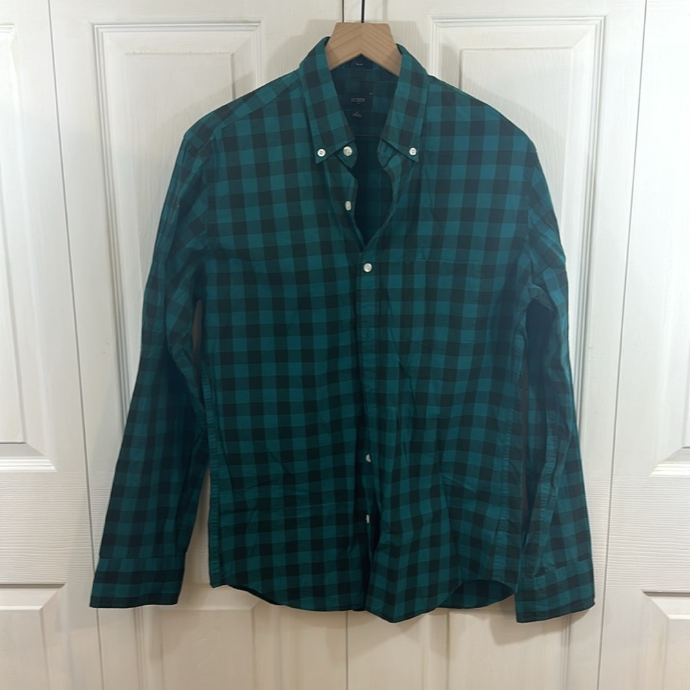 J. CREW Men’s Slim Buttoned Down Shirt - Picture 2 of 7